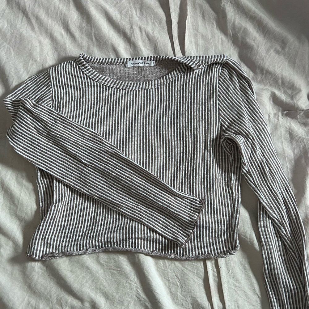 Striped Long Sleeve Top